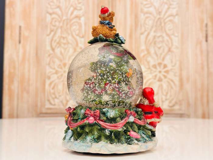 Vintage Beymen Hediye Signature Large Musical Snow Globe