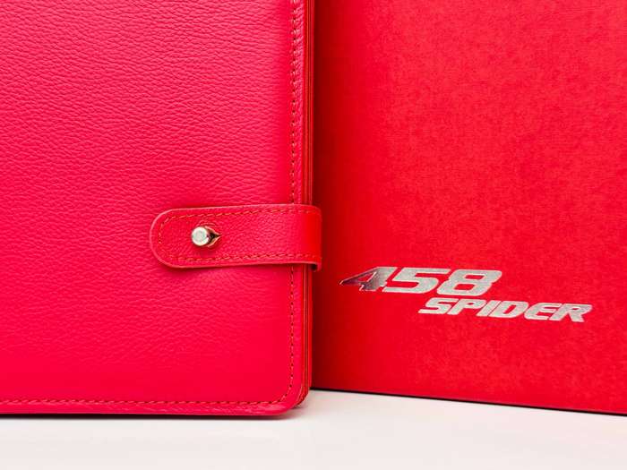 Ferrari A4 Poltrona Frau Leather Folder with Original Box