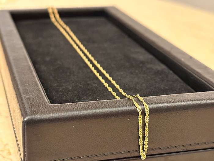 Vintage 9ct Gold Statement Necklace