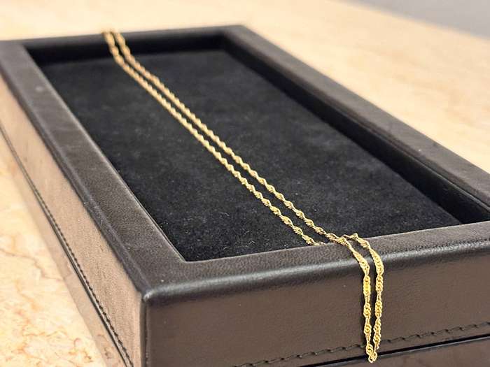 Vintage 9ct Gold Statement Necklace