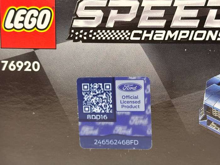 LEGO Ford Mustang Dark Horse Collectable with Original Box