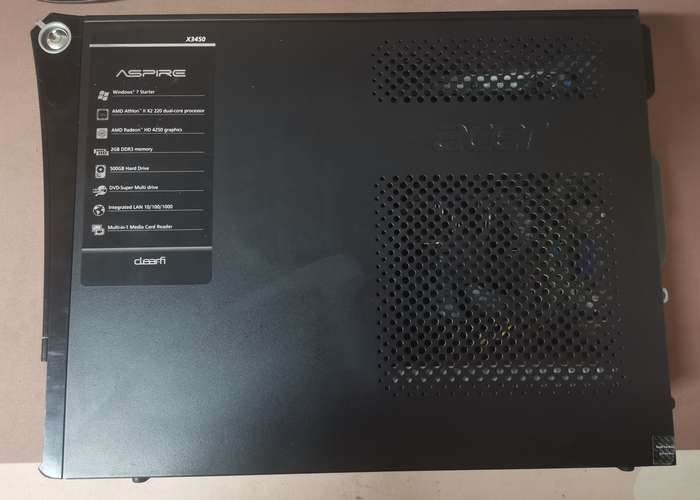 Aspire X3450 Desktop - 500GB HDD/ 4GB RAM - Windows 10 loaded for testing