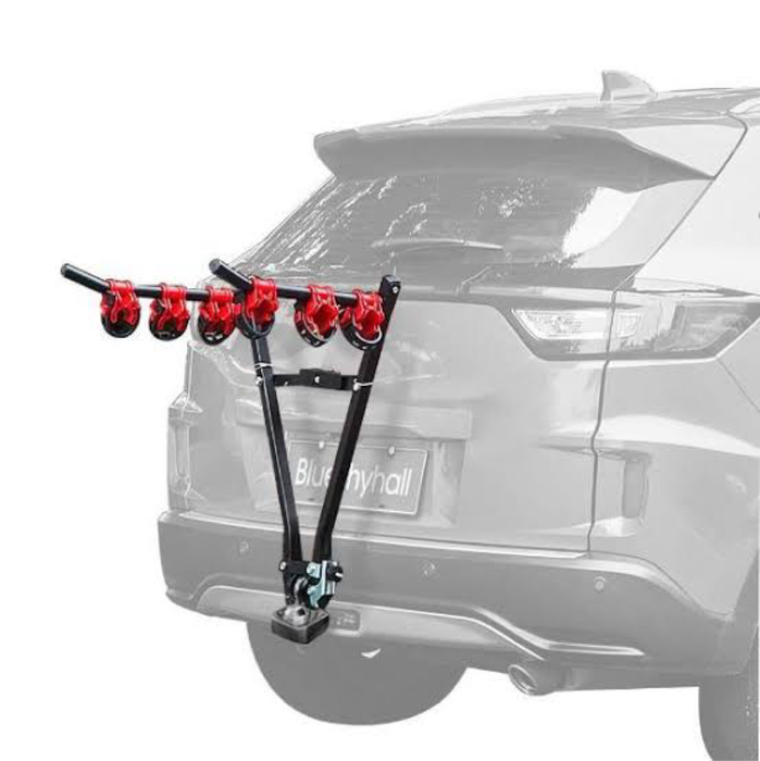 Towbar-Mounted 5-Bike Rack Carrier  Heavy-Duty | Universal Fit | Foldable Arms