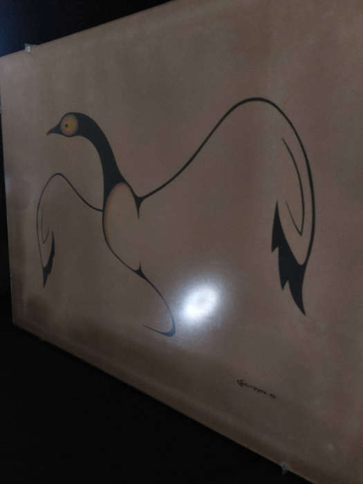 "Dancing Bird" Painting