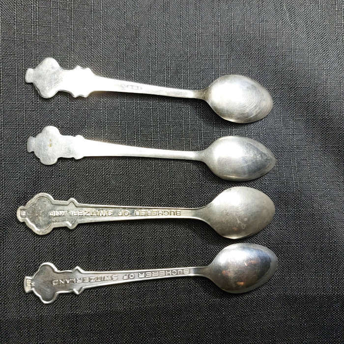 4 Vintage Rolex spoons