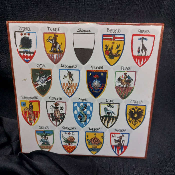 17 Contrade districts or city wards of Seina Italy