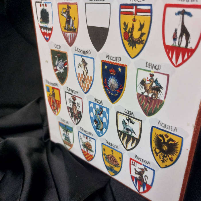 17 Contrade districts or city wards of Seina Italy