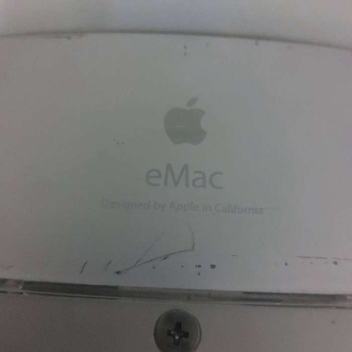 Vintage eMac computer
