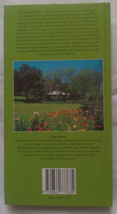 A visitors guide to GARDENS in South Africa by Nancy Gardiner -1988