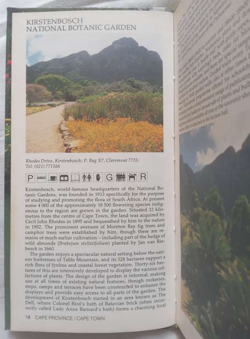 A visitors guide to GARDENS in South Africa by Nancy Gardiner -1988