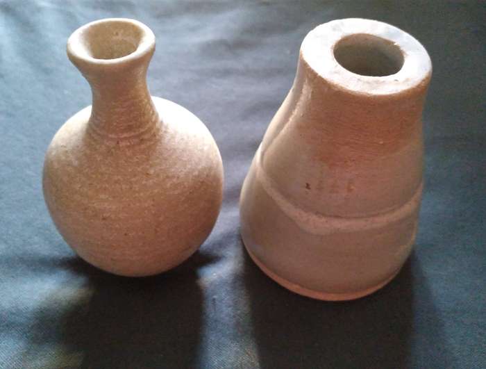 Ceramic single bud vases