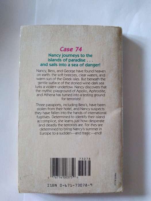 The Nancy Drew Files , Passport to Romance , Case 74 Greek Odyssey by Carolyn Keene -1992