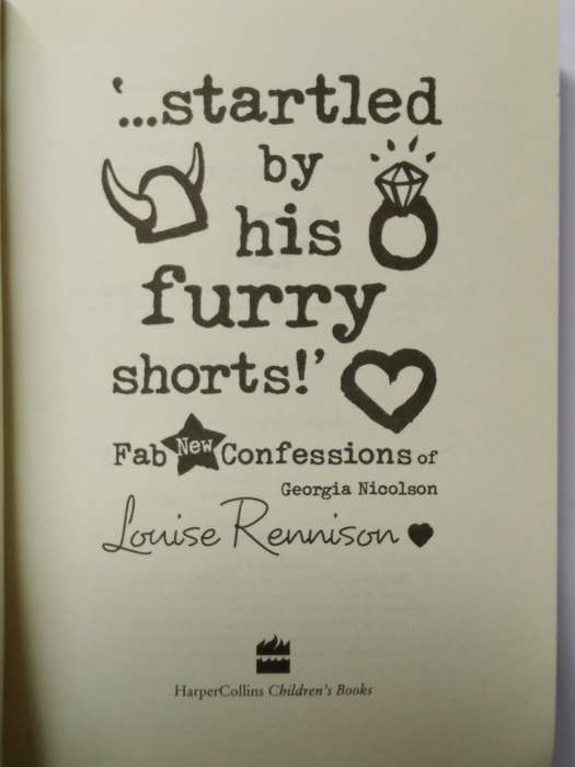 Startled by his furry shorts!