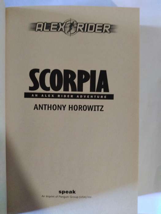 Scorpio- Alex Rider by Anthony Horowitz- 2006