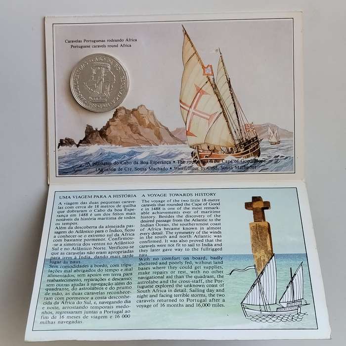 1488 Dias Silver Commemorative Coin and Booklet #C0043