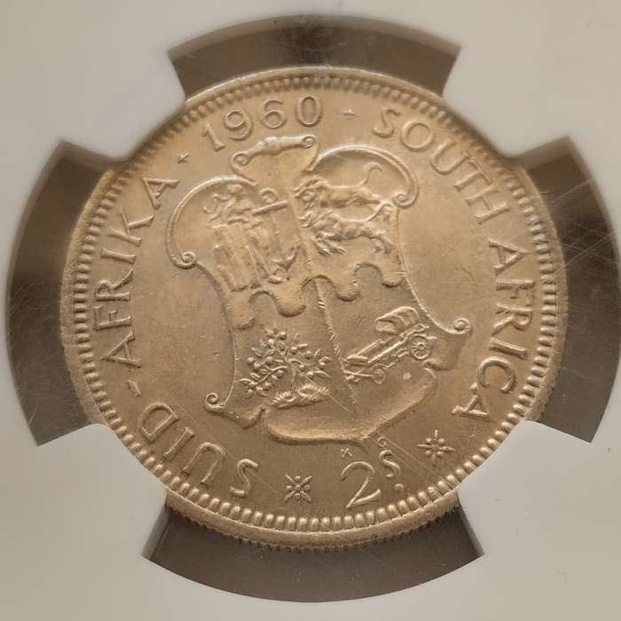 1960 2 Shilling NCG UNC Details #C0046