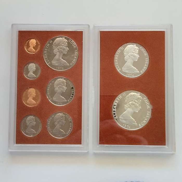 1974 Cook Islands Proof Set in Capsules #C0065