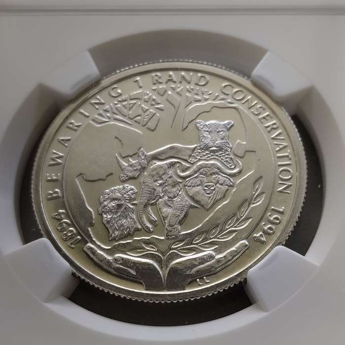 1994 NGC MS65 Conservation One Rand #C0098