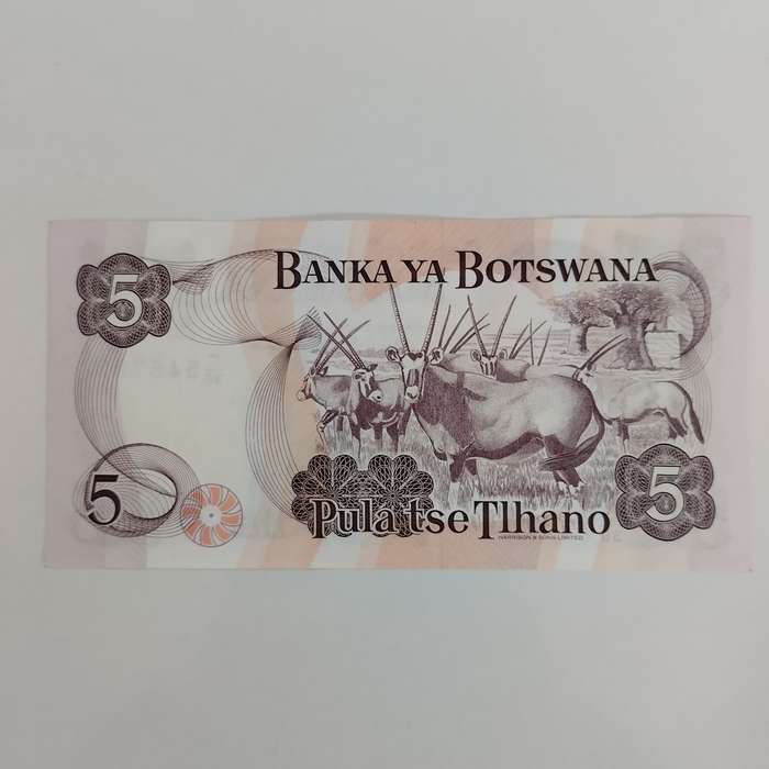 UNC 5 Pula Botswana #N0033
