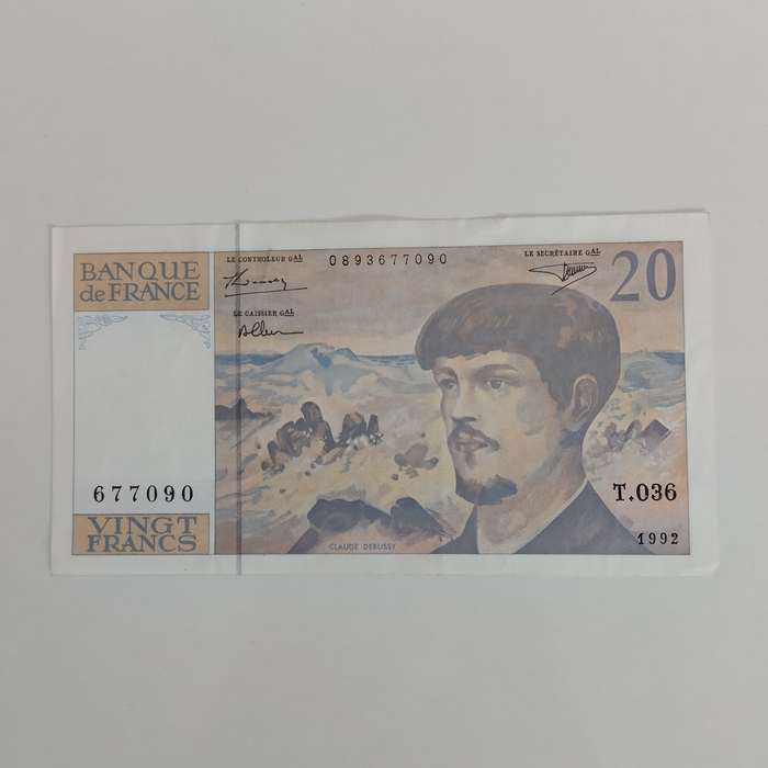 1992 20 Francs France #N0035