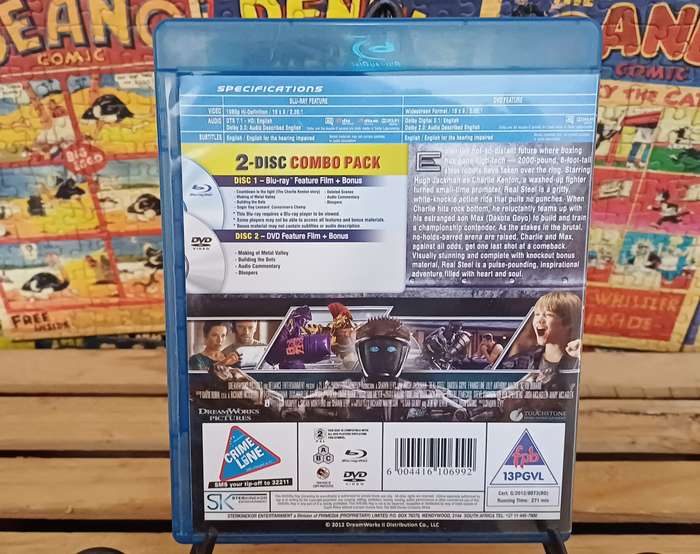 Real Steel (Blu ray + DVD)