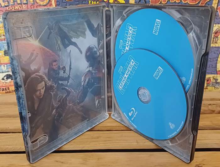 Captain America: Civil War - Steel Case (Blu ray + 3D)