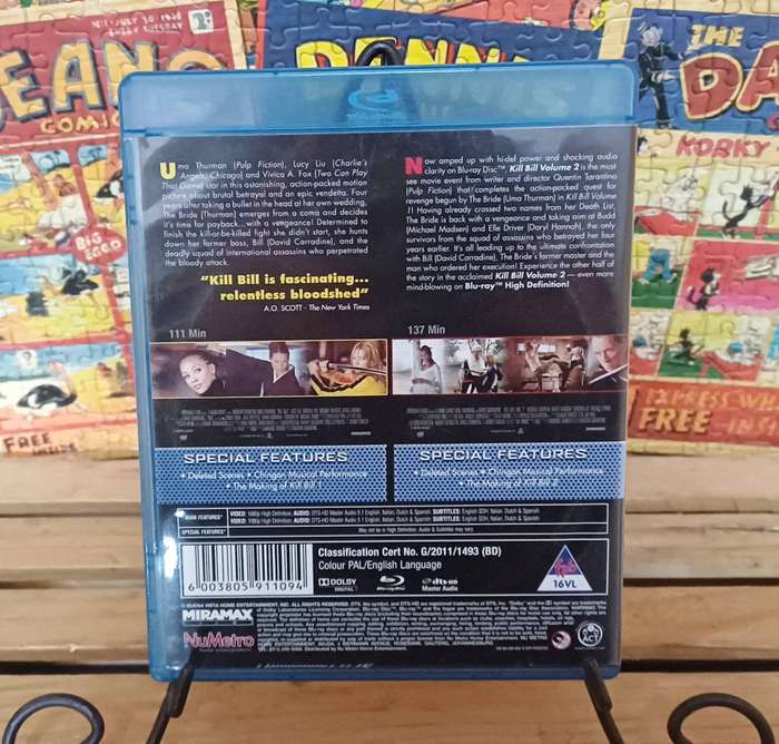 Kill Bill - Volume 1 & 2 (Blu ray)