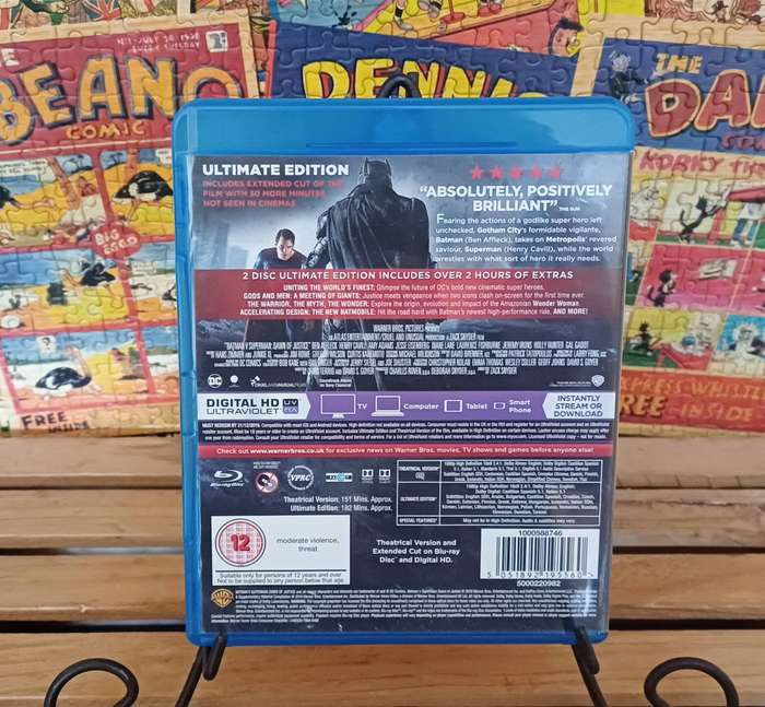 Batman Vs Superman: Dawn of Justice - Ultimate Edition (Blu ray)