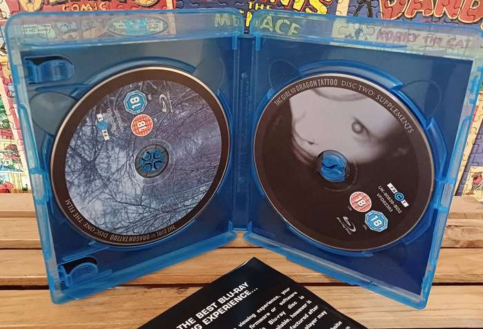 The Girl with the Dragon Tattoo (Blu ray) 2 Disc