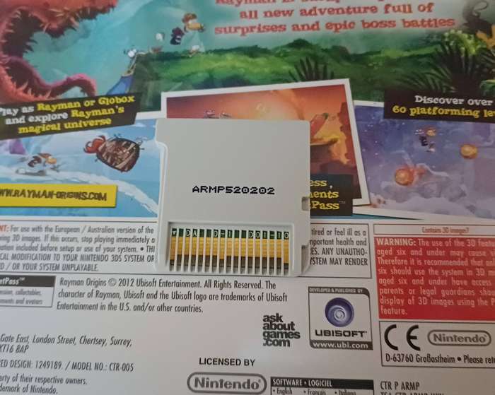 Rayman Origins Nintendo (3DS)