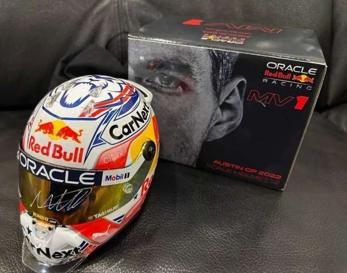 Formula 1 Max Verstappen Signed Helmet 1:2