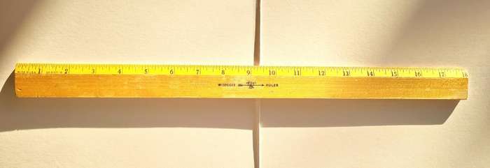 wooden ruler