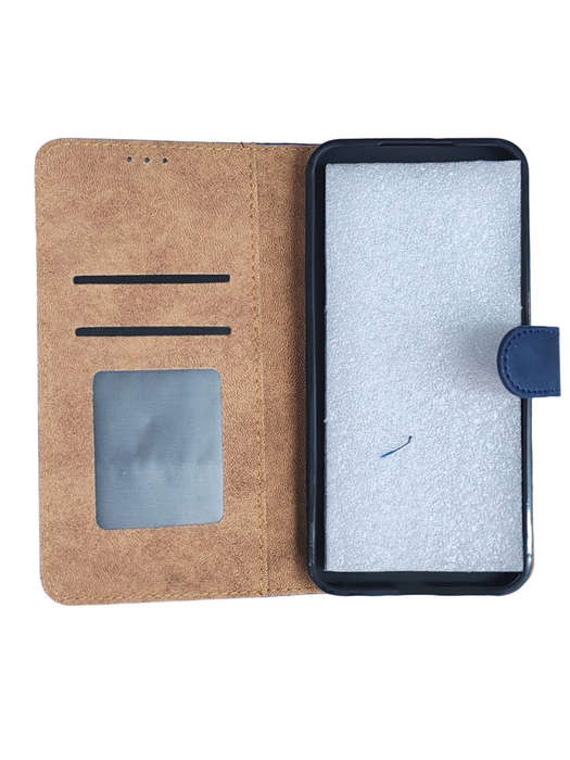 Leather Flip Book cover with card Slot Compatible with Honor X5 Plus