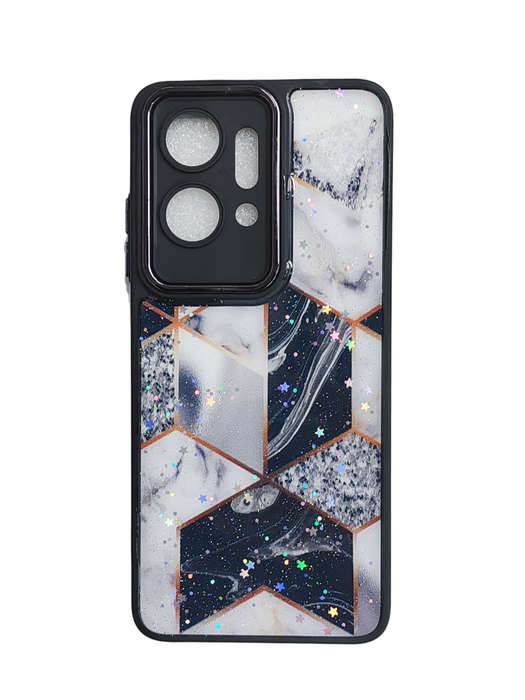 Girls Design Marble Style Cover for Honor X7A