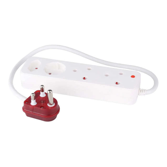 SWITCHED High Surge 4-Way Multiplug (0.5 M)