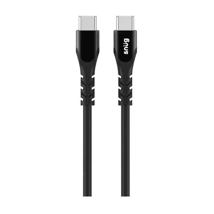 Snug Type C To Type C Silicone Cable 1.2m - Black