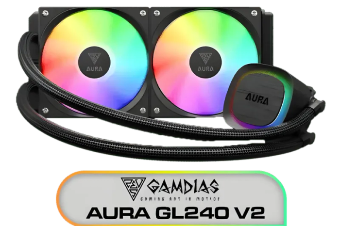 Gamdias AURA GL240 V2 Liquid Cooling