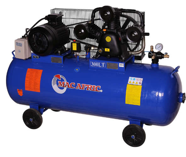 300L 5.5 kW (7.5 HP) 380 V Belt-Driven V-Head Three-Phase Air Compressor