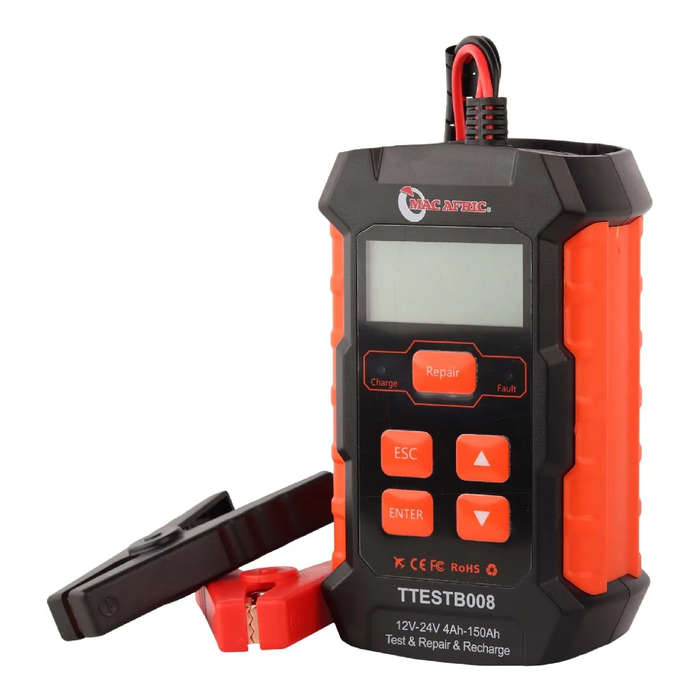 MAC AFRIC KW520 3-in-1 Battery Tester, Charger & Repairer