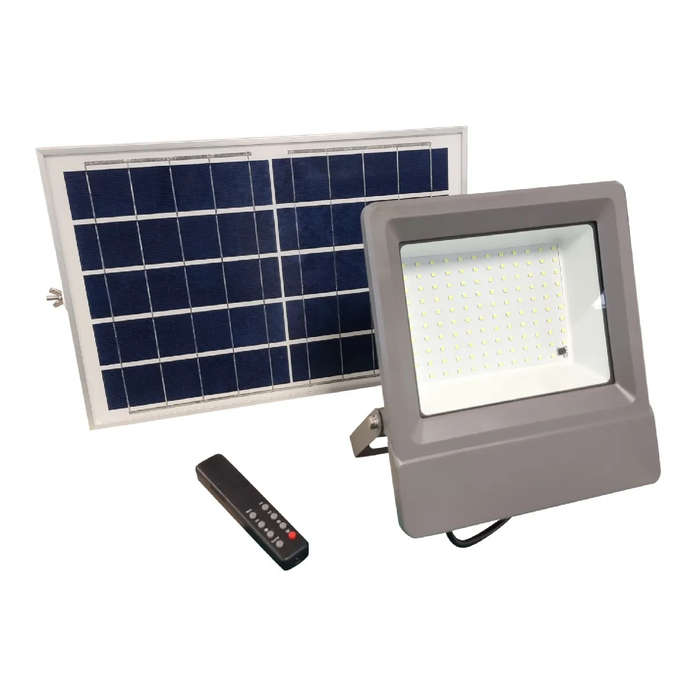 Solar Flood Light 60W with Remote & Panel