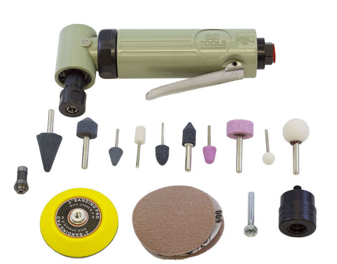28 PCS Angle Air Die Grinder Kit 1/4" IN (6 MM)