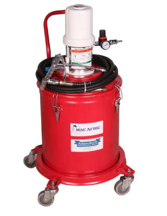 40 litre Pneumatic Grease Drum & Trolley