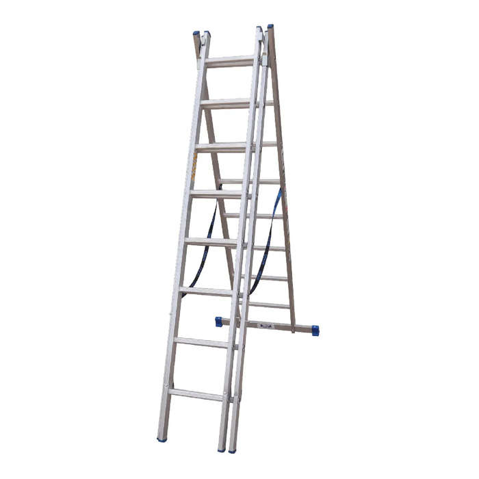 MAC AFRIC 2.4 M 5-in-1 Step/Extension Aluminium Ladder
