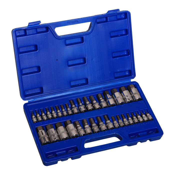 MAC AFRIC 34 PCS Combination Allen Key Bit Socket Set (SAE & Metric)