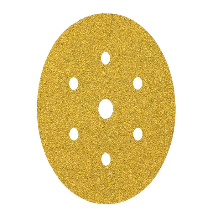 MIRKA Gold Sanding Discs, Grip, 6 + 1 Holes, 150mm