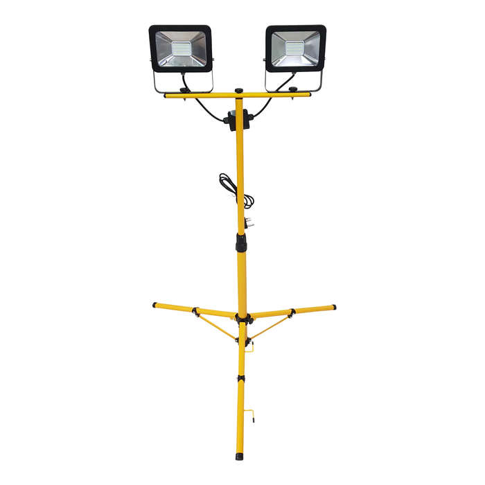 LED Floodlights with Stand 2 x 20 W