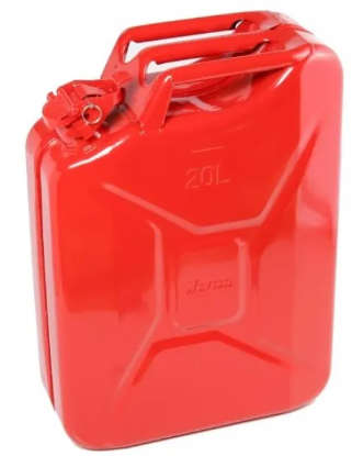 MAC AFRIC 20 Litre Jerry Can - Red - 0.8 mm Wall Thickness