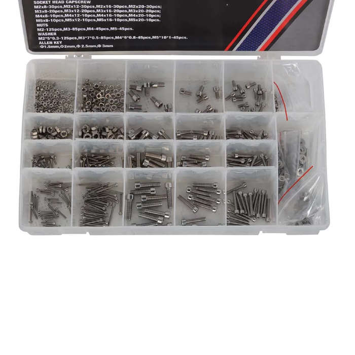 MAC AFRIC 880 PC Socket Head Cap Screw Assortment