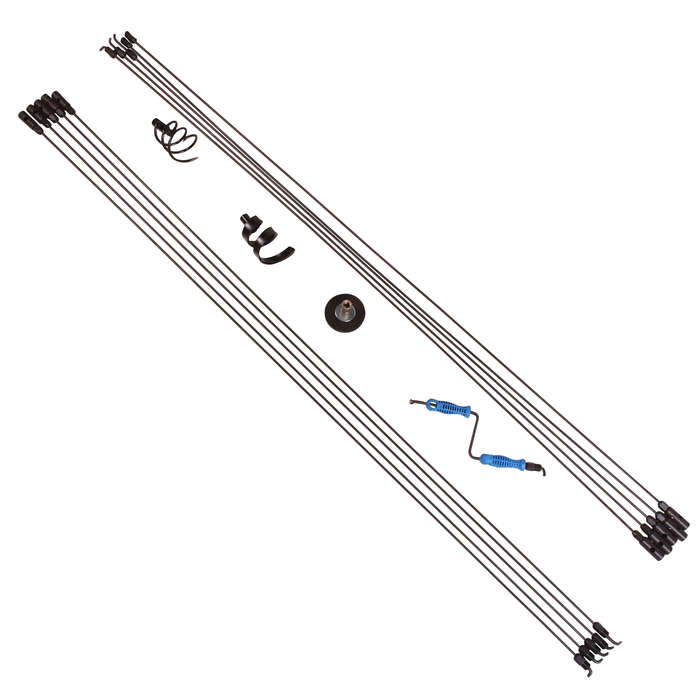 MAC AFRIC DRAINMAN SA Plumbers Drain Rod Set (8 MM) with Rubber Plunger