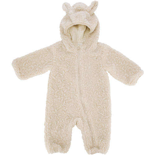 Unisex Sherper Sleep Suit With 3D Ears Newborn